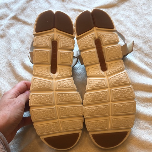 Cole Haan leather platform sandals - Picture 5 of 5